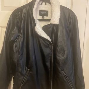 New Black Leather Jacket